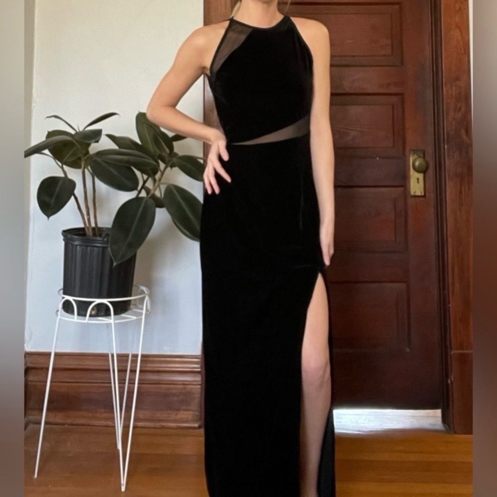 TADASHI Black Gown